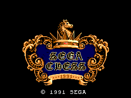 Sega Chess Title Screen